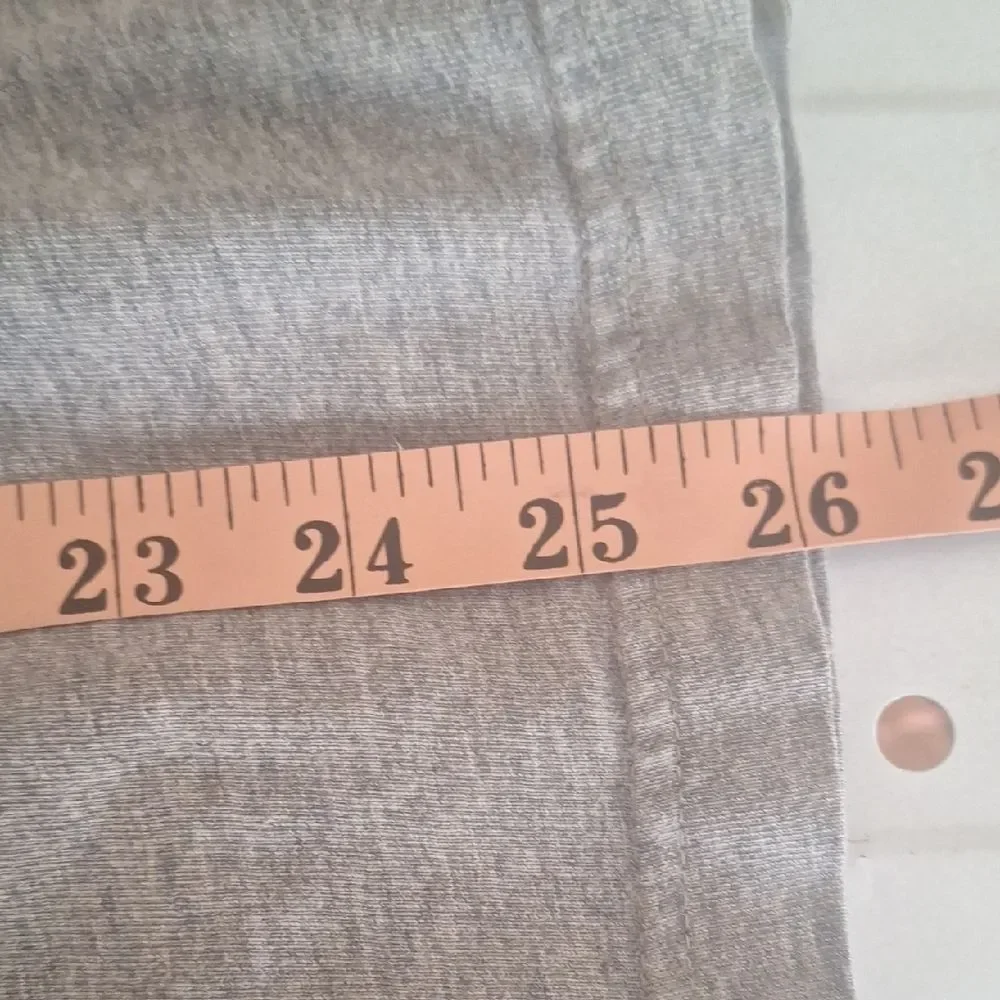 Banana Republic Short Sleeve V Neck Tee Gray Large Mens